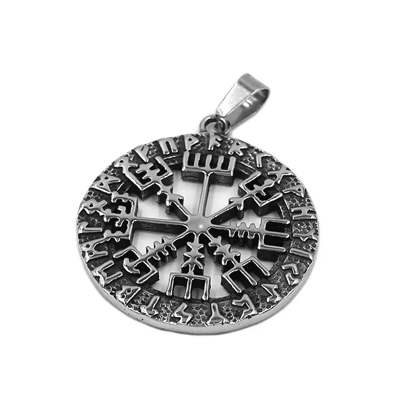 РУНИЧЕСКАЯ подвеска Norse Viking Odin Мужская Байкерская с символикой викингов из