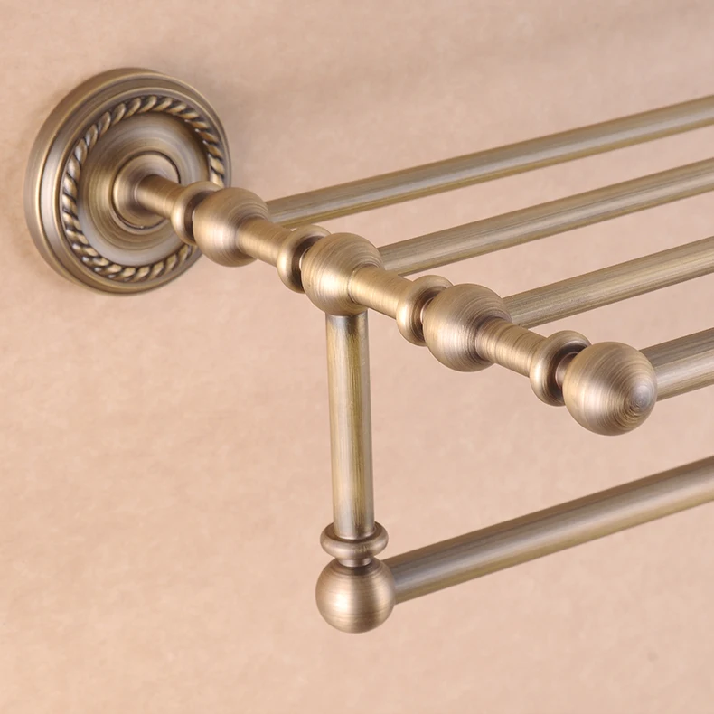 Bo Duoou antique brass towel rack hotel bathroom copper wire drawing minimalist all- rod | Автомобили и мотоциклы