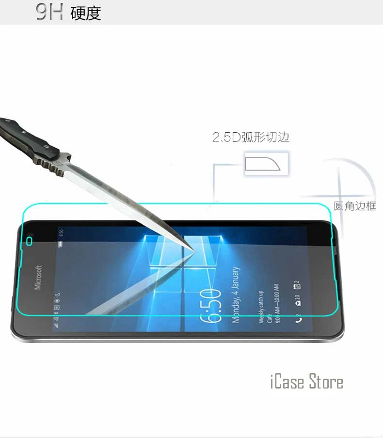 С уровнем твердости 9H закаленное Стекло для microsoft Lumia от Nokia 430 730 735 640 640XL 950 XL 830 630 635
