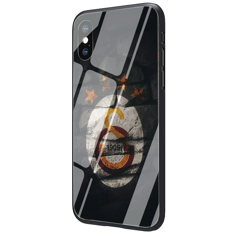 G2 Турция Galatasaray мягкий чехол из закаленного стекла чехол для iPhone 5 5S SE 6 6s 7 8 plus X XR XS 11 pro Max - Цвет: G2
