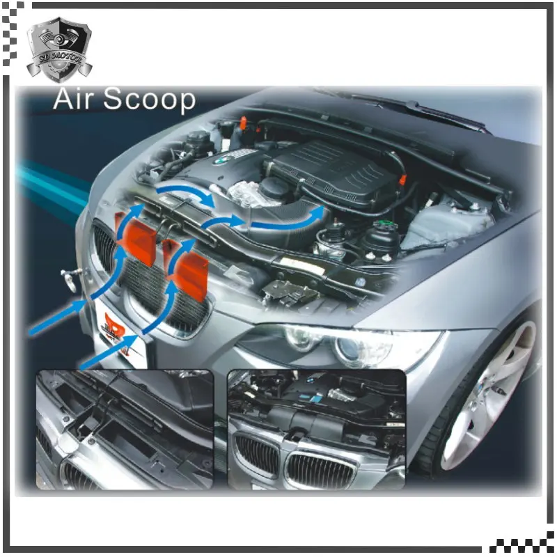 Двигатель SD для E90 E91 E92 E93 335i 330i алюминиевый воздушный совок черный красный