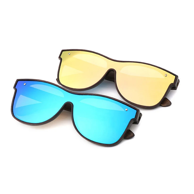 

Men Wood Polarized Sunglasses,Brand Design High Quality Women Fashion Sun galss UV400 Conjoined lenses Free shipping