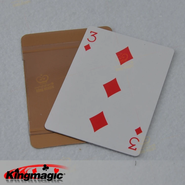 

Holiday Sales Card Thru Bill magic card Poker magic props 10pcs each lot