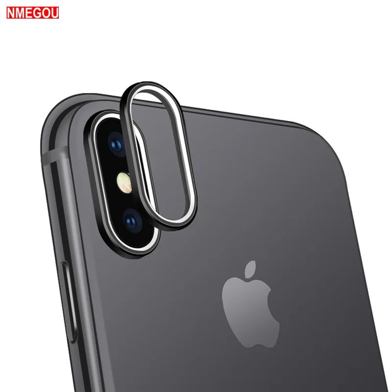 Металлическое защитное кольцо для объектива камеры алюминиевое покрытие IPhone X