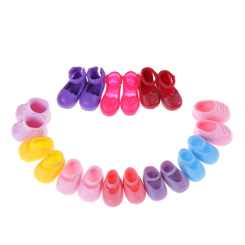 Random Fashion Shoes Doll for Dolls Outfit Dress Best Gift Little Girl | Игрушки и хобби