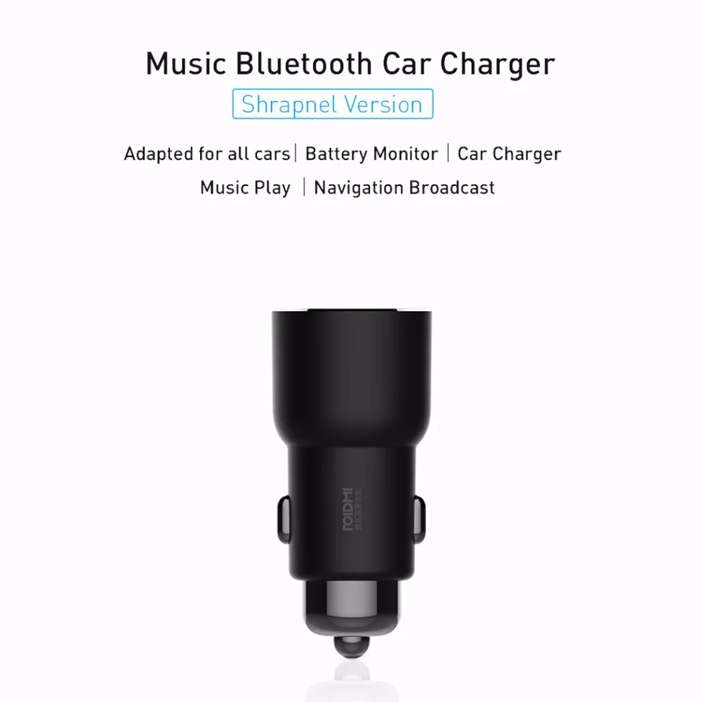 Roimi зарядное устройство 3S Bluetooth музыкальный плеер FM-передатчик быстрое s 5 в 3 4 а