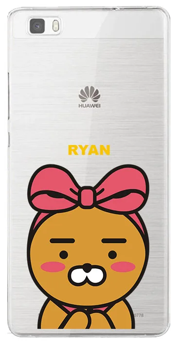 TPU Clear Phone Case For huawei P8lite P8 P9 10 lite honor 3c 4c Friends Korea Cartoon Characters case Lovely bear duck |
