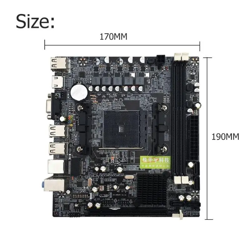 Новая материнская плата A55/A58 для компьютера AMD PCI-E 2xDDR3 4xSATA2. 0 интерфейс 2* DDR3 DIMM FM2/FM2+ интерфейс процессора A88M2 A10 материнская плата