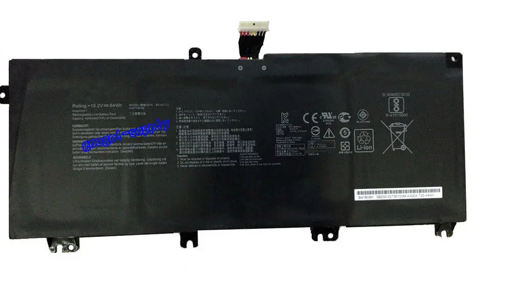 7xinbox 15 2 V 64Wh Оригинал B41N1711 Аккумулятор для ноутбука Asus GL503VD GL703VD FX503VM FX63VD ZX63V Series |