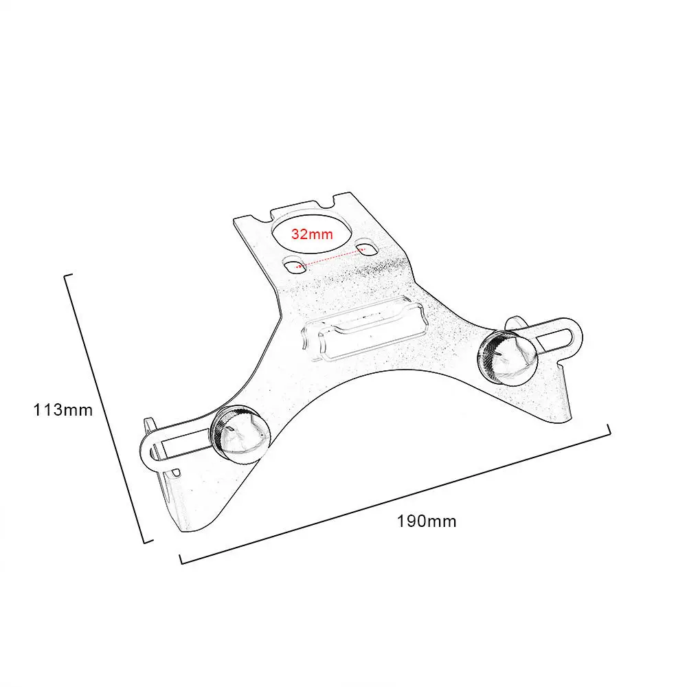 CNC мотоцикл Tidy Tail Fender Eliminator номерной знак держатель кронштейн светодиодный свет