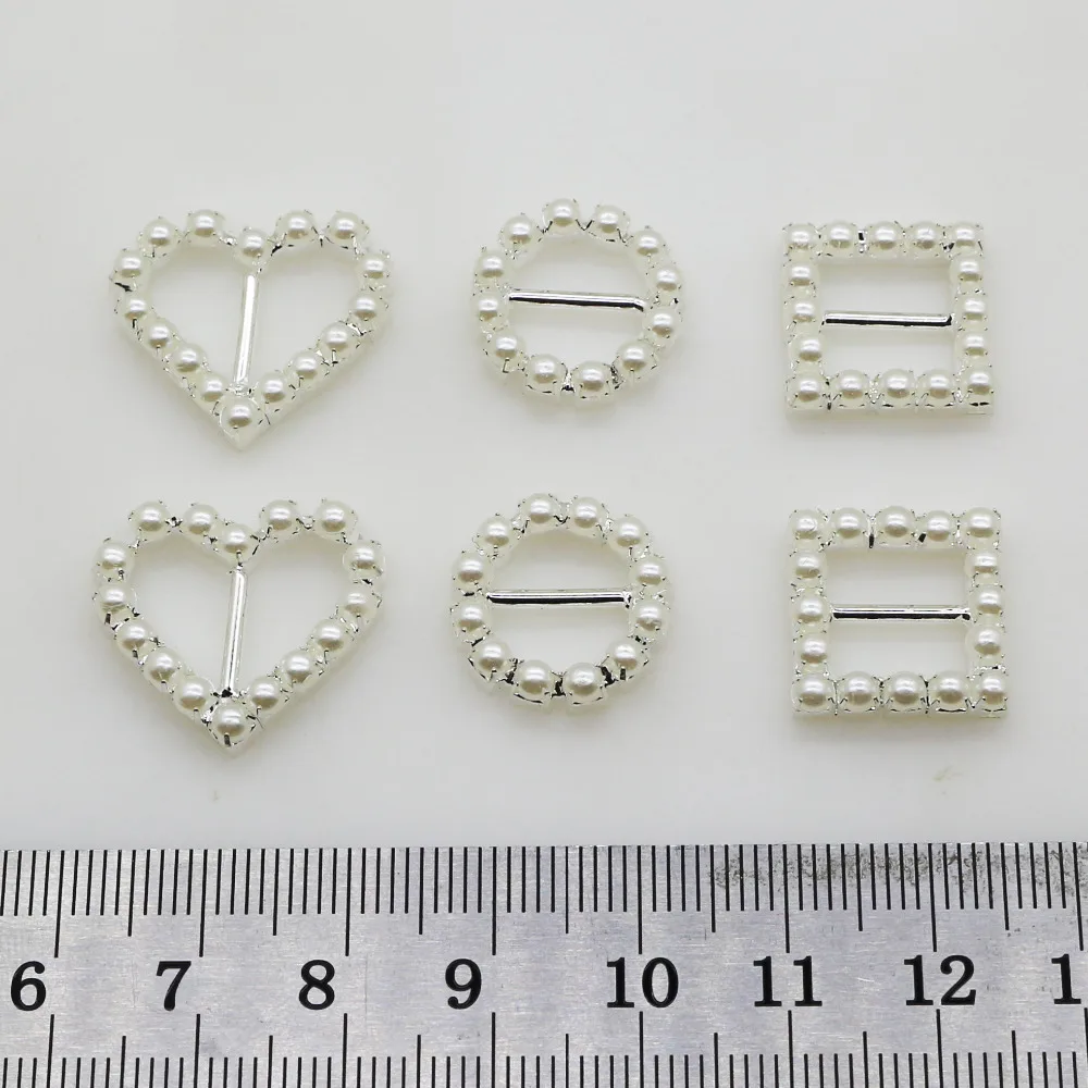 10 шт./лот три стиля жемчужные пряжки Сделай Сам прозрачное металлическое