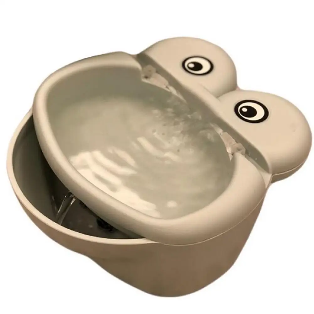 Автоматический фонтанчик для воды HiMISS Электрический распылитель в форме лягушки