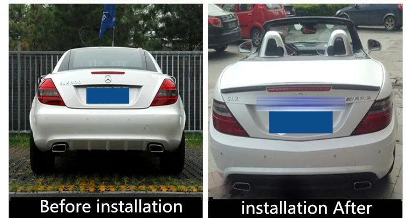Carbon Fiber Spoiler For Mercedes-Benz SLK Class R171 R172 2010-2019 High Quality Spoilers Auto Accessories By EMS | Автомобили и