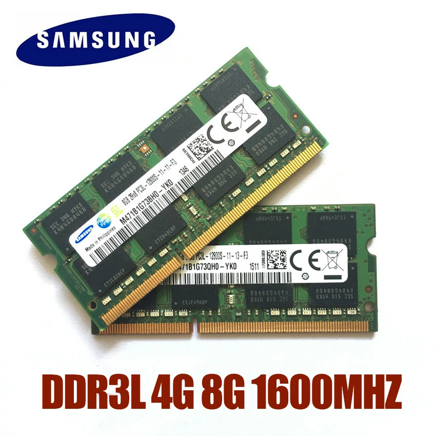 Модуль памяти для ноутбука Samsung ОЗУ DDR3L 1600 МГц 10600 4 ГБ 8 1333 с|Оперативная память| |