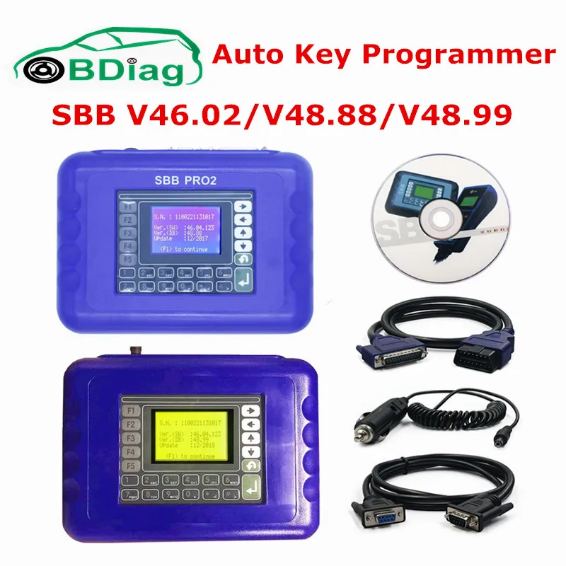 Новое поступление 2019 года программатор ключей SBB Pro2 V48.88 V48.99 транспондер клонер