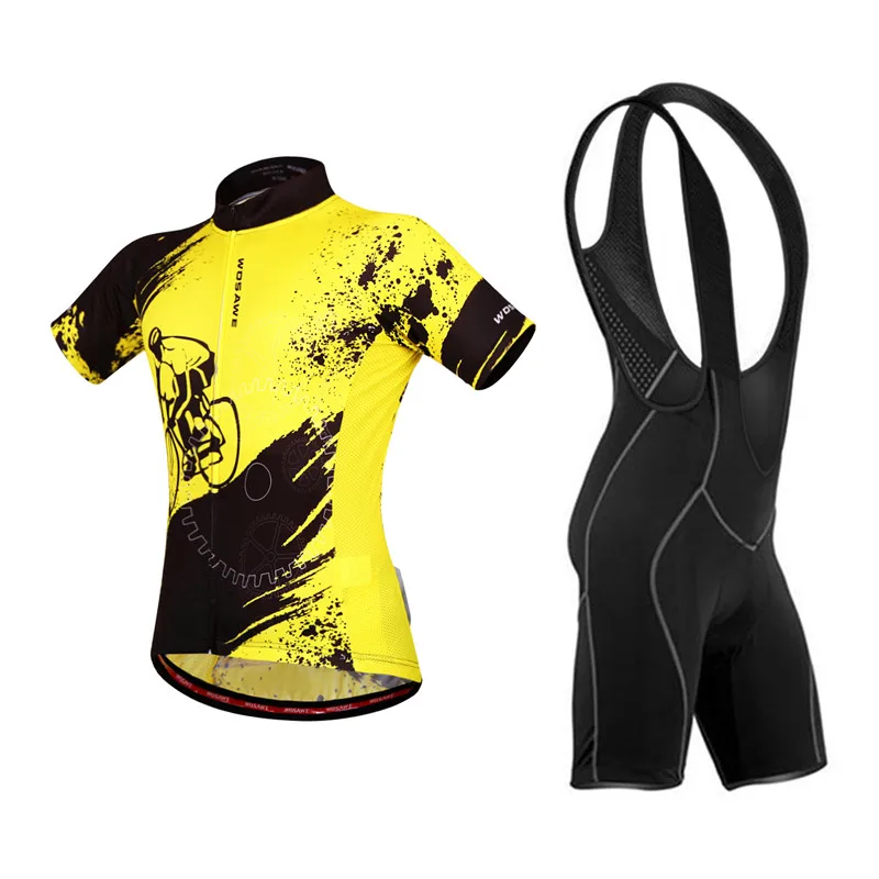 WOSAWE летняя одежда для велоспорта мужские велосипедные рубашки нагрудник шорты