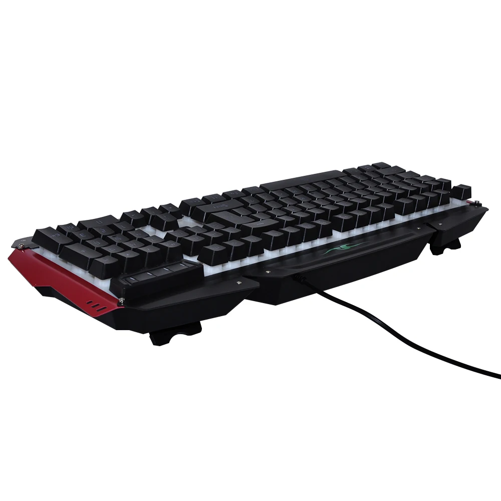 DeepFox проводной светодиодный мультимедийный Эргономичный Usb игровая клавиатура мышь комбинированная подсветка 2400 dpi оптическая геймерская мышь наборы