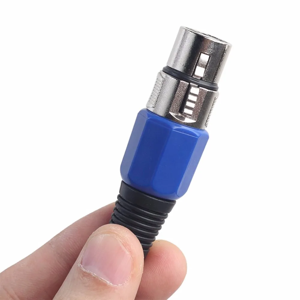 3 Pin XLR Female To Right Angle 1/8&quot 3.5mm Stereo Jack Mic Audio Cord Cable Oxygen-Free Copper Microphone |