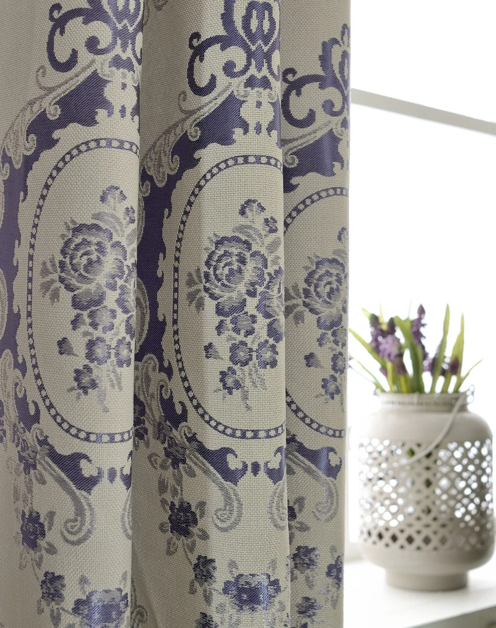 Жаккардовые занавески с цветочным рисунком для гостиной современные спальни