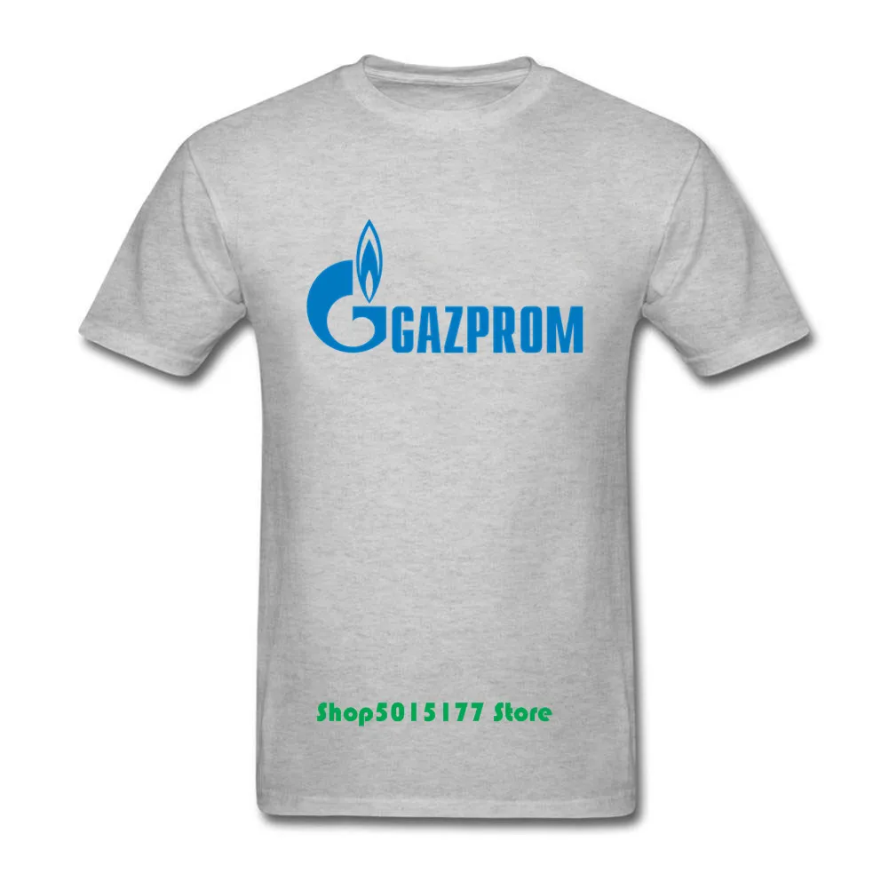 Seven Sisters Oil Giant футболка Gazprom мужская белая в русском стиле с изображением