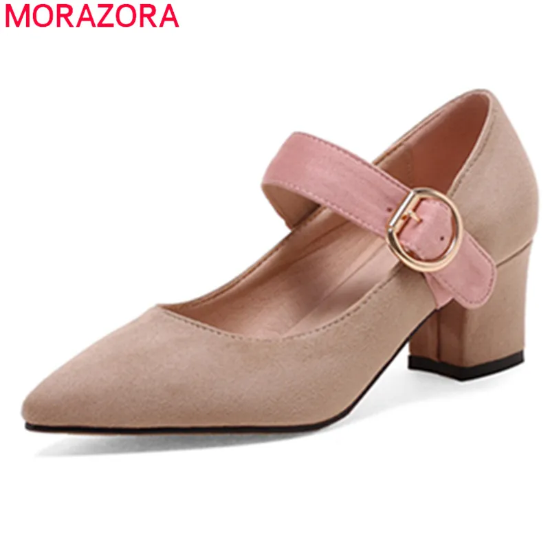 Женские туфли лодочки на высоком каблуке с пряжкой|Женские туфли| |