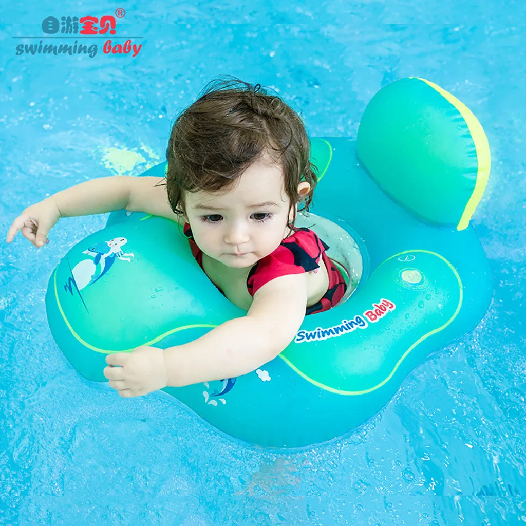 

Swimming Baby Accessories Neck Ring Tube Safety Infant Float Circle for Bathing Inflatable Water Drop ship