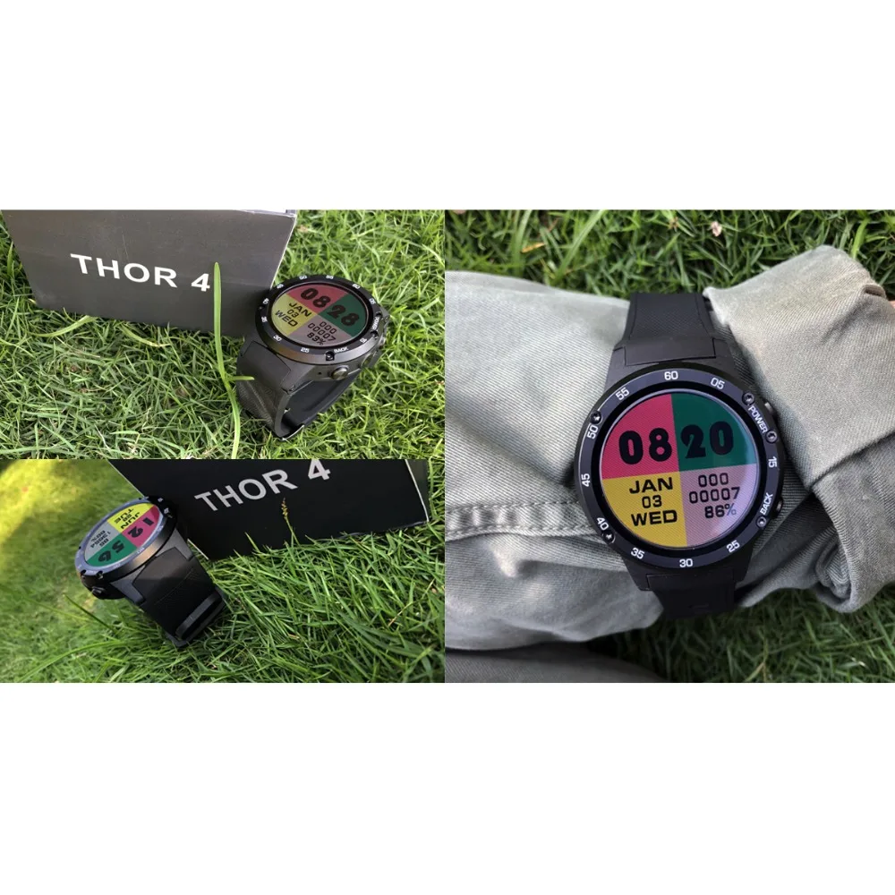 THOR 4 Flagship 4G LTE GPS Smart Watch Android 7.0 MTK6737 Quad Core 1GB+16GB 5.0MP 580mAh 4G/3G/2G Data Call Men | Электроника