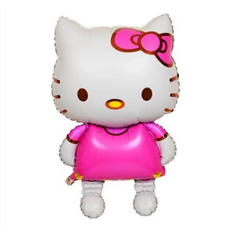 GNHYLL 116*66 см Большой размер hello kitty Cat фольгированные шары мультфильм День рождения