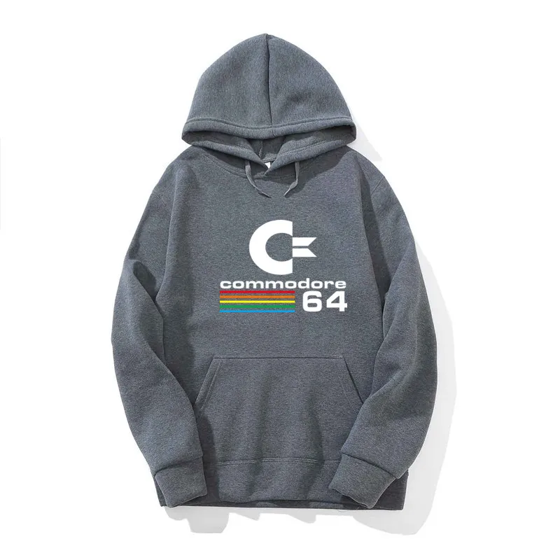 2017 new autumn and winter Commodore 64 men's hoodies street fashion C64 SID Amiga retro 8 cool design long-sleeved M-XX | Мужская