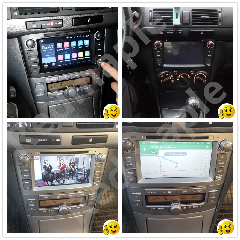 Android 9,0 автомобильный dvd-плеер Радио Мультимедийный стерео для Toyota Avensis T25 2003-2008 Авто аудио радио wifi gps навигация 4 г ram