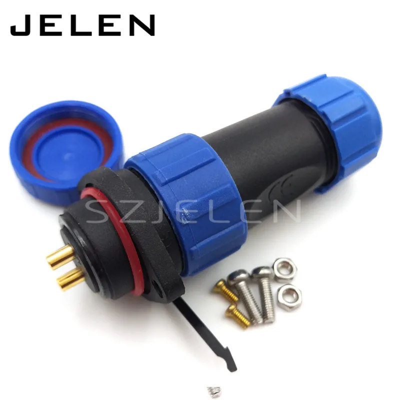 2 контактные Автомобильные Разъемы для электрических проводов SP21 штекер и