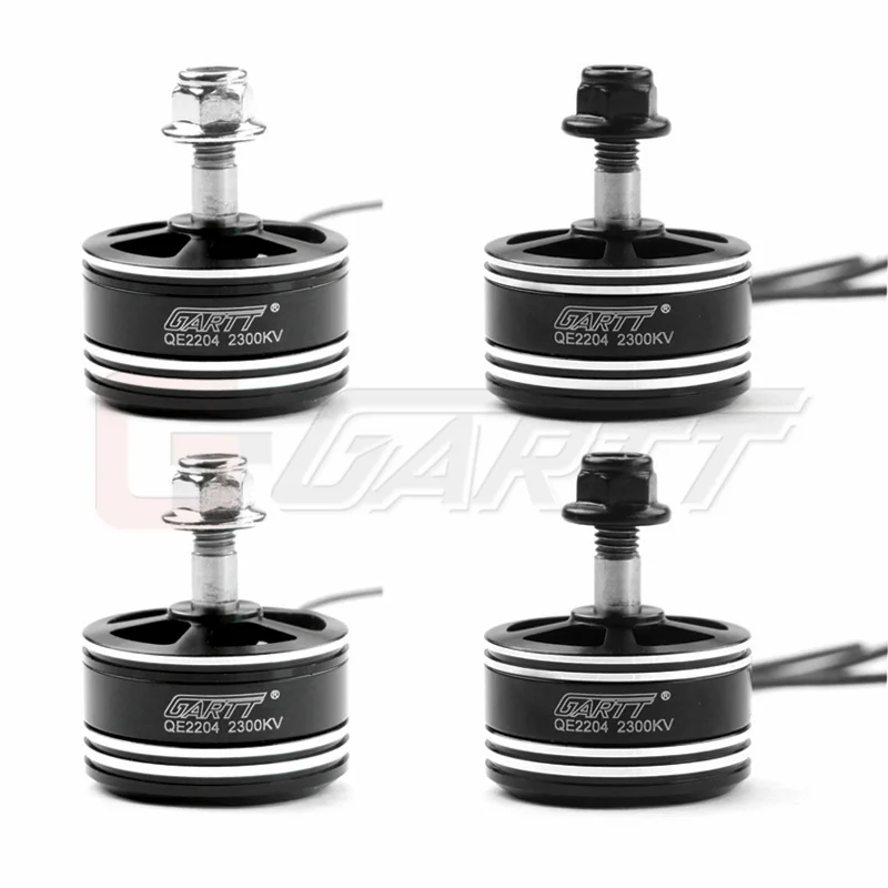 4 X GARTT QE 2204 2300KV бесщеточный гоночный мотор 2CW 2CCW для QAV FPV RC 210 250 300 Квадрокоптер