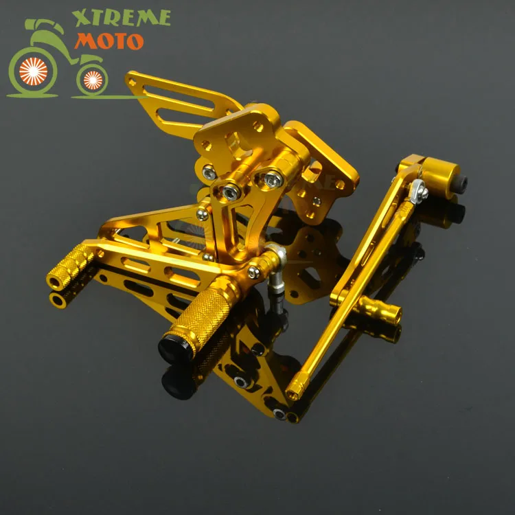 

Motorcycle CNC Adjustable Motorcycle Billet Foot Pegs Pedals Rest For SUZUKI GSXR600 GSXR750 2006-2010 06 07 08 09 10