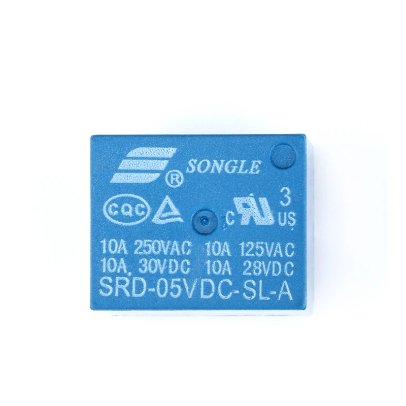 5V Реле общего назначения SRD-05VDC-SL-A SRD-12VDC-SL-A SRD-24VDC-SL-A 5 В, 12 В, 24 В постоянного тока, 10A 250VAC 4PIN T73 цена оптовой продажи - Габаритные размеры: 5V