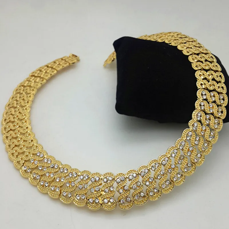 Ювелирные наборы 2021 африканских ювелирных изделий в американском стиле Дубай