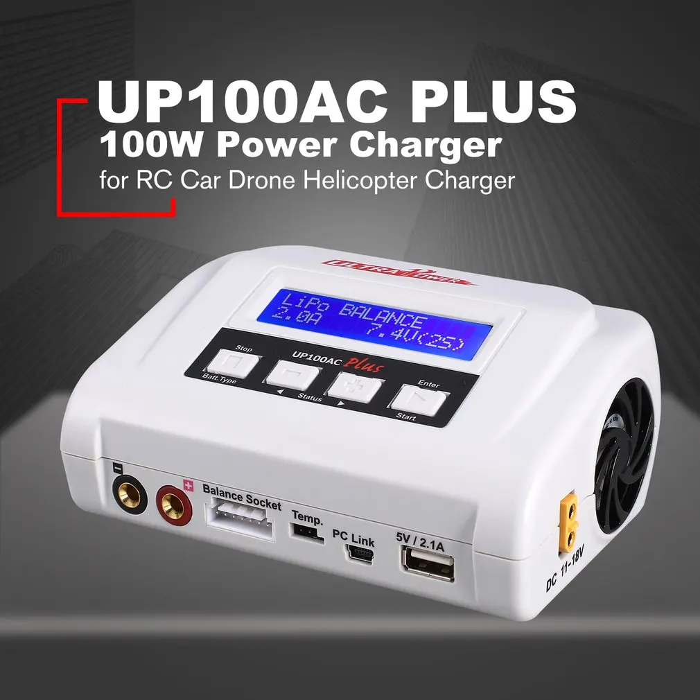 Ультра мощность UP100AC 100 Вт LiIo/LiPo/LiFe/LiHv баланс зарядного устройства зарядное