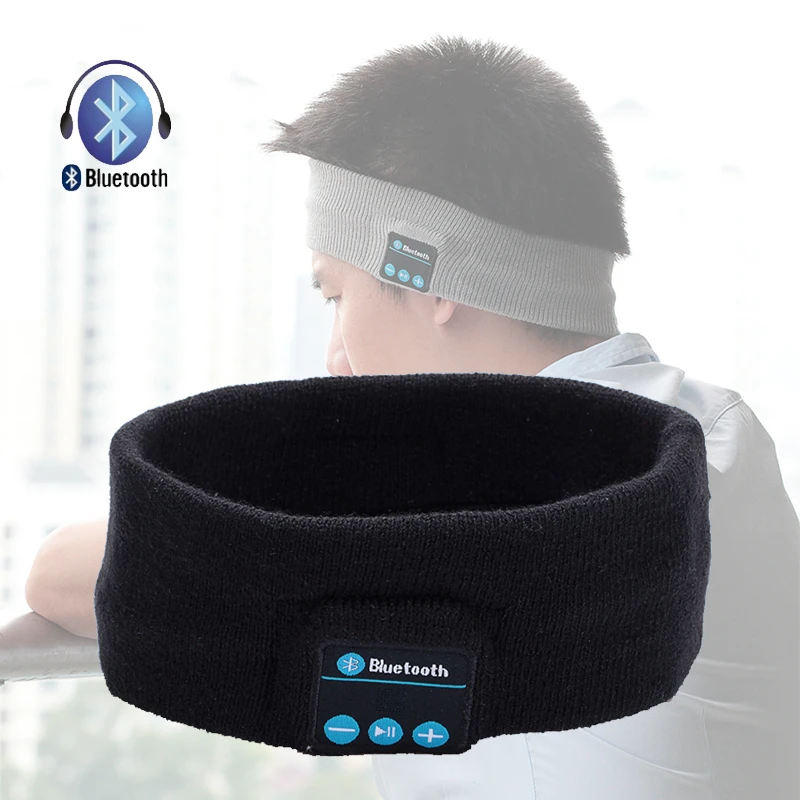 Беспроводная Bluetooth гарнитура головной убор ремешок Mp3 музыкальный плеер наушники