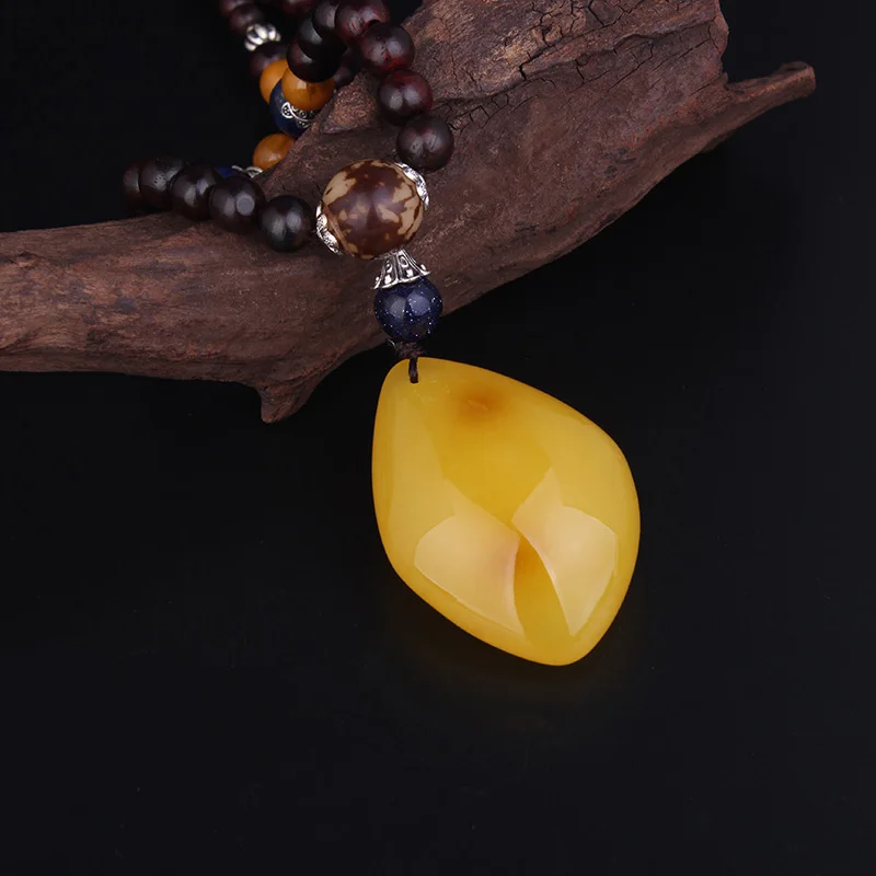 Пемза водонепроницаемые восковые ювелирные изделия в непальском стиле ручной