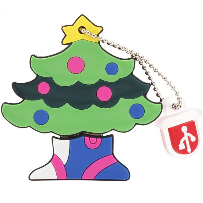 usb2.0 cartoon Christmas tree flash drive 4GB 8GB 16GB 32GB 64GB Portable Pendrive2.0 Creative MemoryStick Gift | Компьютеры и офис