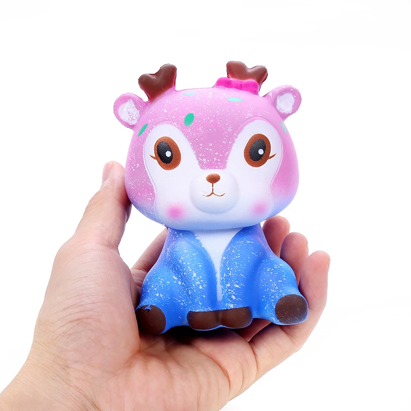Антистресс сжимает животных Единорог панда олень ПУ Kawaii сжимаемая кукла снятие
