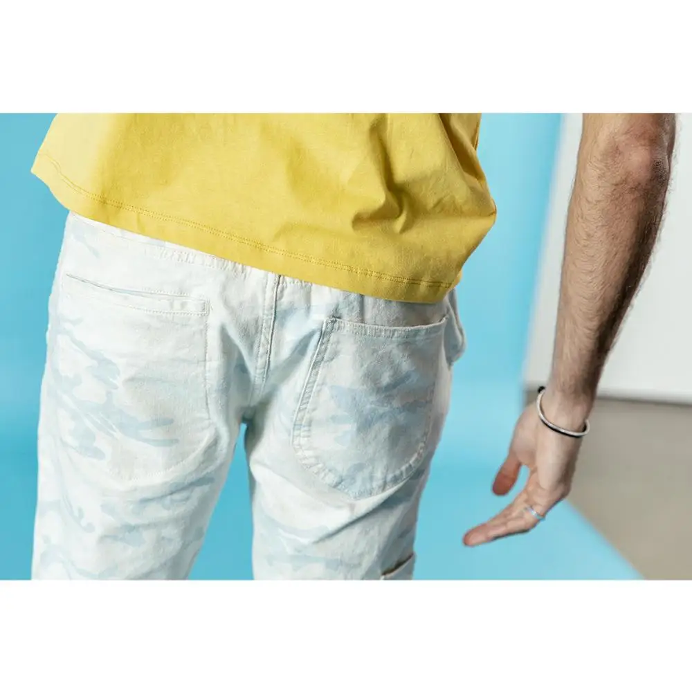 Шорты из джинсовой ткани SIMWOOD повседневные хлопковые шорты до колена большие