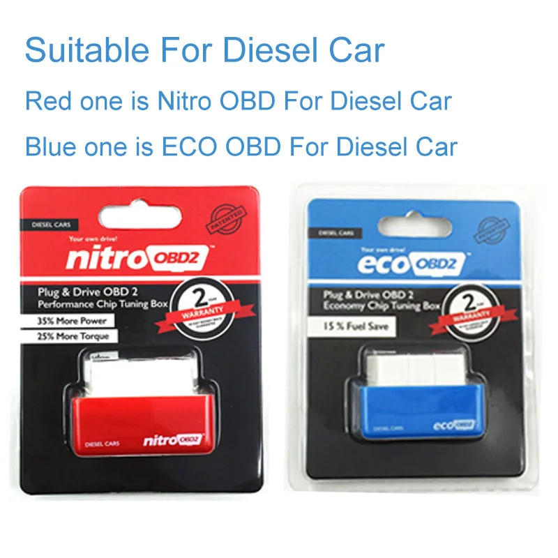 Реальная двухслойная плата Nitro OBD2 полный чип тюнинг коробка NitroOBD для бензина