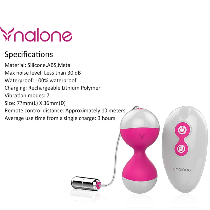Упражнение кегеля Nalone вагинальный плотный тренировочный шар беспроводной пульт