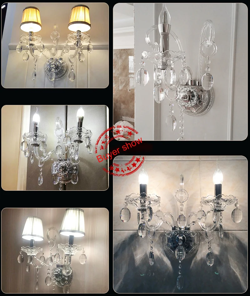 Светодиодный хрустальный светильник для свечей современные прозрачные кристаллы люстры для столовой роскошная люстра для спальни осветительные приборы стеклянные лампы
