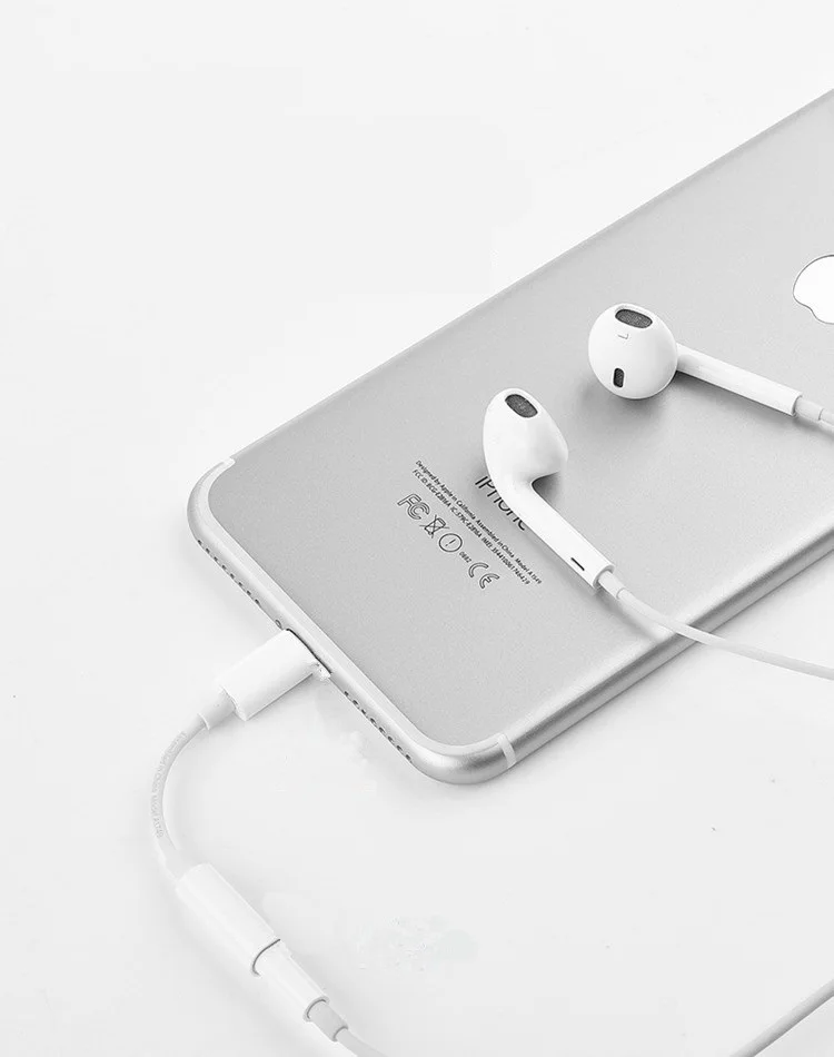Адаптер для наушников lightning/3,5 мм для iPhone 6, 7, 8 X XS, XR, Max, AUX адаптер для мужчин и женщин, адаптер для Lightning
