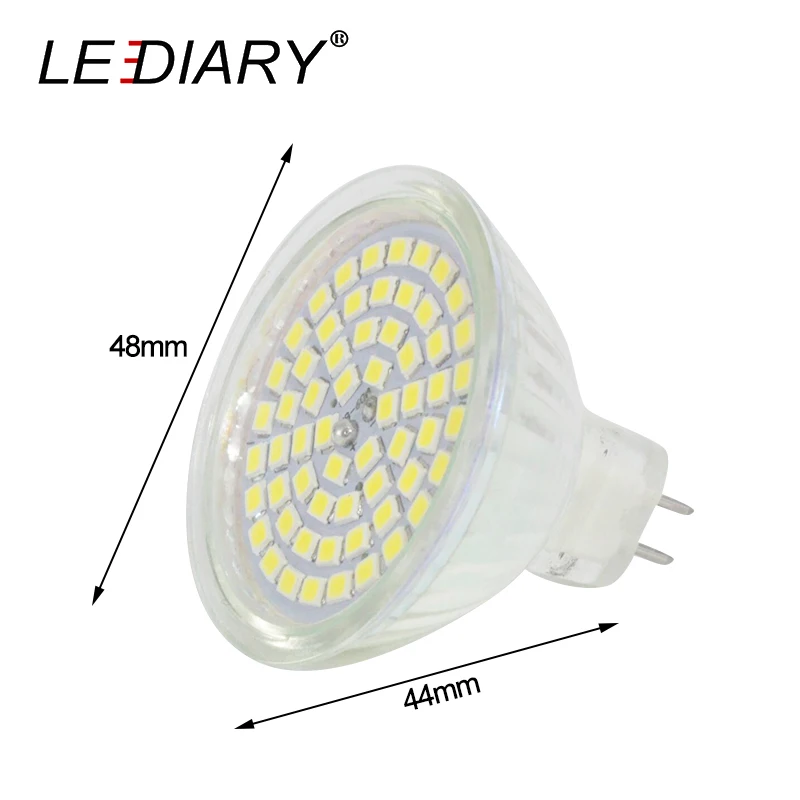 Светодиодный точечный светильник в стеклянном корпусе 60 светодиосветодиодный