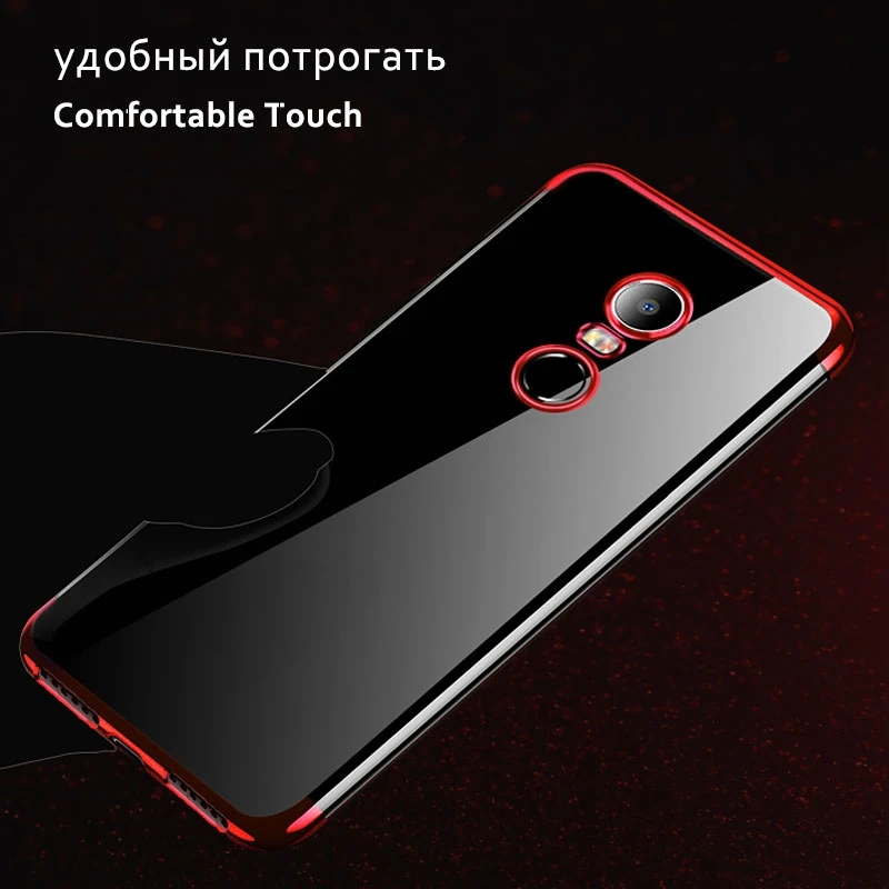 CHOEOIWE Cases for Xiaomi Redmi Note 4 Global Version Note4x Plating Soft Case Cover Silicone Clear Phone Back 4x |