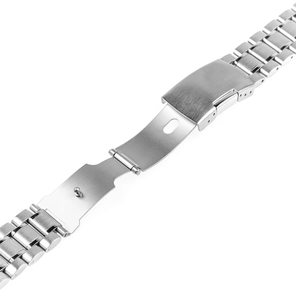 Ремешок из нержавеющей стали для часов 20 мм Motorola Moto 360 2 2nd Gen 2015 42 черный