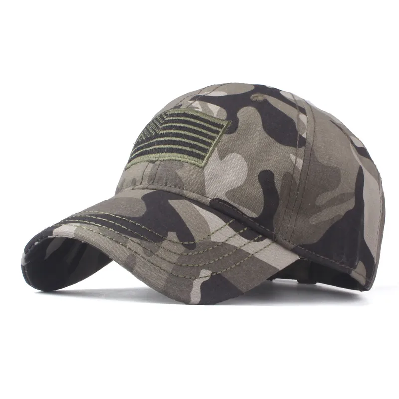 Xthree высокое качество флаг США камуфляж бейсболка для мужчин Snapback шляпа армейский американский флаг бейсбольная кепка Bone Trucker Gorras - Цвет: Camouflage 8