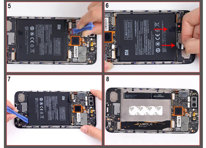 NOHON аккумулятор BN31 для Xiaomi mi 5X mi 5X Red mi Note 5A 5A Pro 3000 мАч, аккумулятор для мобильного телефона, бесплатные инструменты